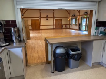 Servery open to main hall