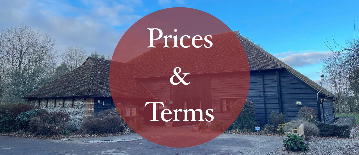 Prices & Terms for Lower Hardres Village Hall